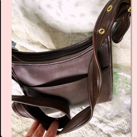 VINTAGE COACH MAHOGANY LEGACY CROSSBODY BAG 9997 - Picture 13 of 15